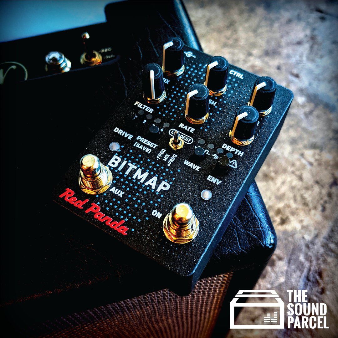 thesoundparcel's tweet photo. Joysticks are overrated when you have this data crushing wonder in your pocket. V2 of @redpandalab infamous Bitmap in the house 👾🔴🐼
.
.
.
#guitarpedal #thesoundparcel #redpandalab #bitmap #8bit #bitcrusher https://t.co/SNmsYw13dR