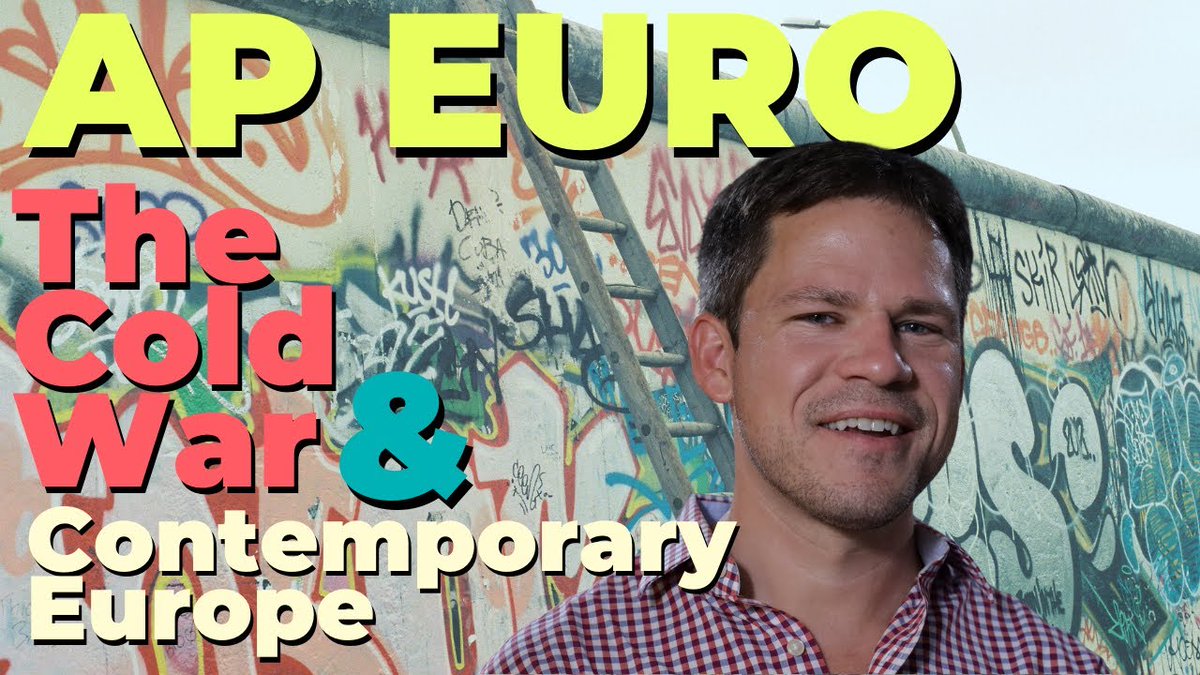 marcolearning's tweet photo. If you are taking #apeuro this year, check out our new video on YouTube where @TomRichey walks you through the key points of Unit 9, focusing on the Cold War and contemporary Europe.
https://t.co/rVfFEFSrAk
#apeuropeanhistory #aphistory #apexams https://t.co/jmFZr3H1v9