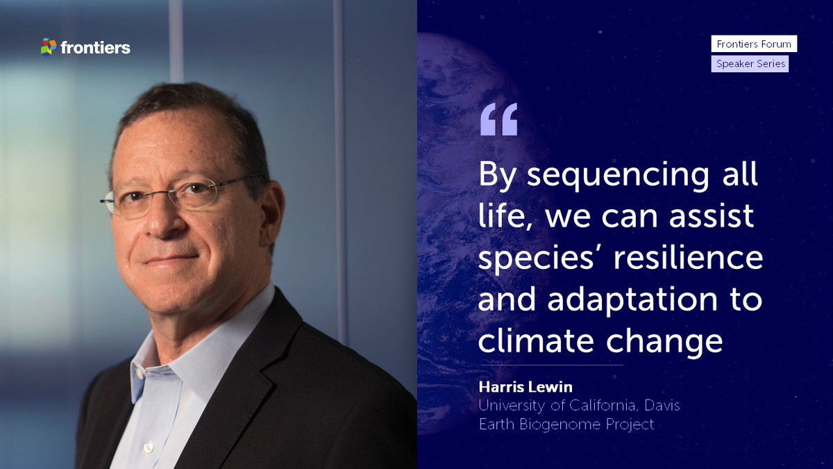 FrontEnvSci's tweet image. Excited to attend the virtual #FrontiersForum ft. Prof Harris Lewin of the #EarthBiogenomeProject @EBPgenome discussing how sequencing the genomes of 1.8m species can assist adaptation and resilience to climate change 🌎 🐒🐑🌲

📽️ Video coming soon!