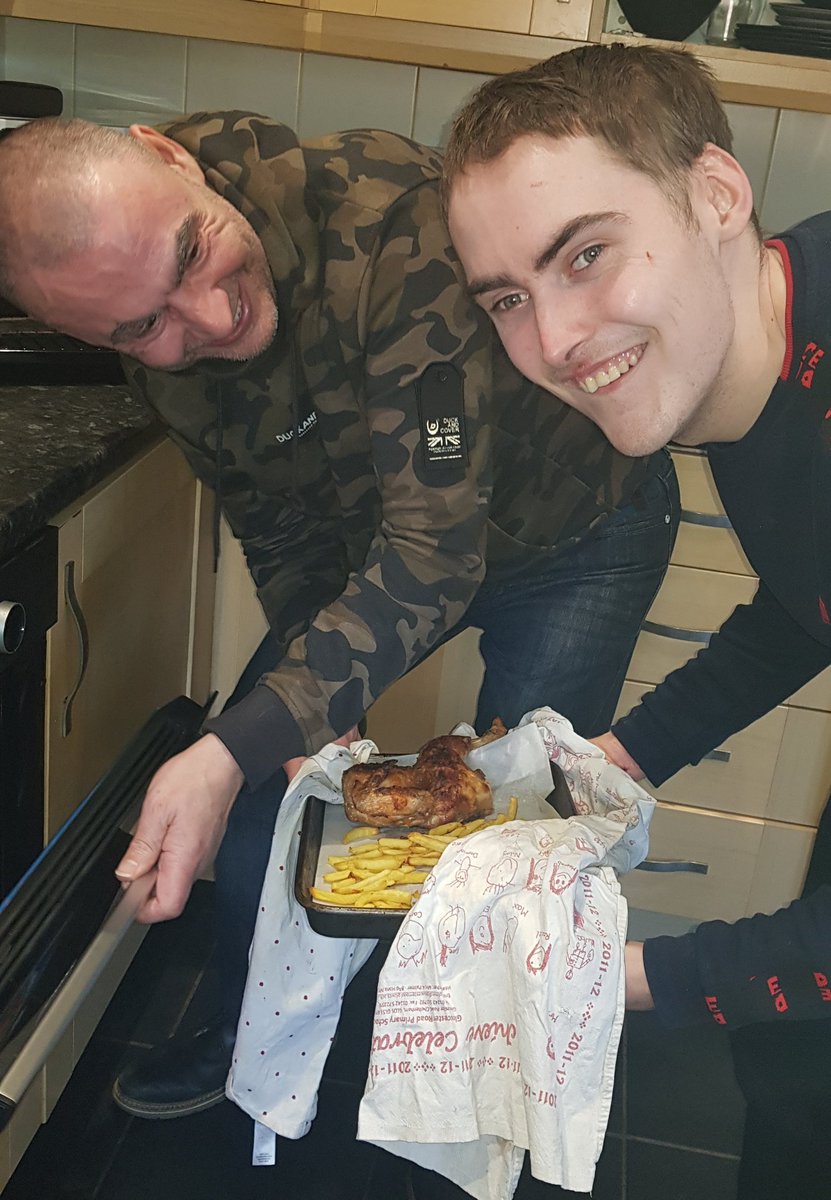 autcareandshare's tweet photo. One positive that came out of lockdown for me was it got me and my son cooking together in the kitchen, he needs support so that he doesn't drop items or burn, but its great to see how much his confidence has grown. https://t.co/1wAxS8pkGF