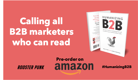 We've only gone and written a book. Pre order on Amazon: amzn.to/3rVIyP9 Go on, you know you want to :-) #b2bmarketing