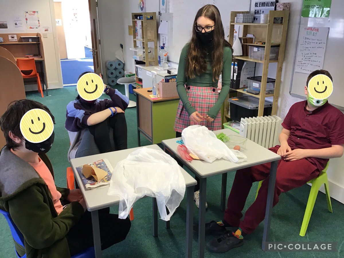 nicolemcmen's tweet photo. Great fun today in class Glendalough. The students were building parachutes for their egg drop as part of PBL week in @Sandym0untPark https://t.co/5ss2mSpj2z