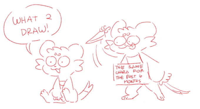 They're... all I ever DRAW 