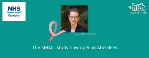 ResearchAwaren1's tweet photo. 📣News from the @NHSGrampian Breast Cancer Research team

The SMALL trial has opened in Aberdeen. It is for women who were diagnosed with an early small breast cancer through the NHS breast screening programme. It compares 2 treatments.

Read more 👉 https://t.co/YhDDAV02ym https://t.co/rX1XLVSih5