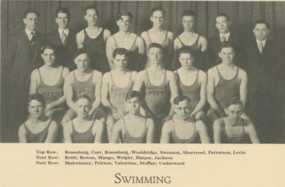 Blaise Vera just made history!

Pitt men's swimming last produced a 50 Free All-American in 1928.

Captain William Wright.

This was the team that year.

#H2oP | #H2P