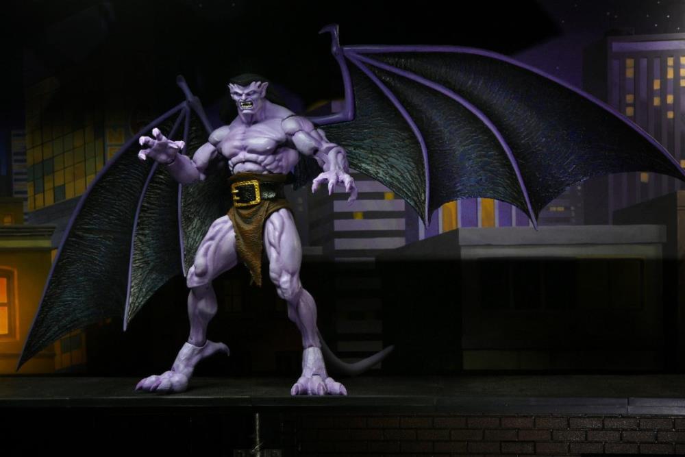 BigBadToyStore's tweet photo. The time of the #Gargoyles has come again! Arguably the best gothic cartoon of the #1990s, Gargoyles followed an ancient clan of gargoyles. The leader #Goliath, joins the #Ultimate line as an 8" action figure, with a wingspan of 16 inches! https://t.co/kWbHerJUcD #NECA #bbts https://t.co/ywOY7wZNoC