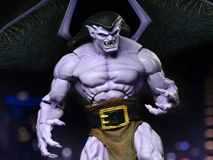 BigBadToyStore's tweet photo. The time of the #Gargoyles has come again! Arguably the best gothic cartoon of the #1990s, Gargoyles followed an ancient clan of gargoyles. The leader #Goliath, joins the #Ultimate line as an 8" action figure, with a wingspan of 16 inches! https://t.co/kWbHerJUcD #NECA #bbts https://t.co/ywOY7wZNoC