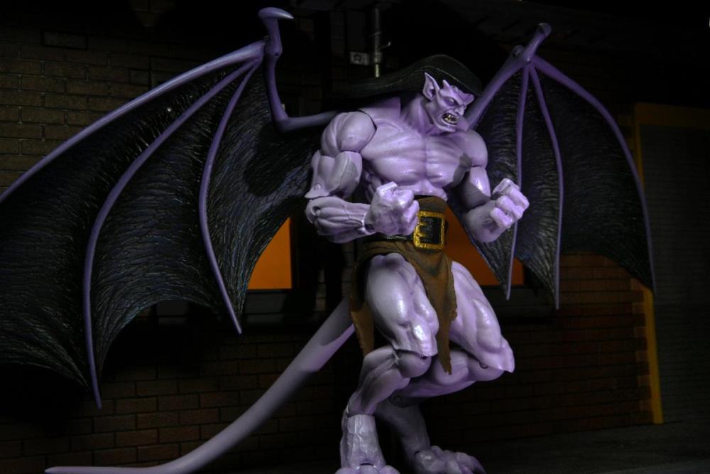 The time of the #Gargoyles has come again! Arguably the best gothic cartoon of the #1990s, Gargoyles followed an ancient clan of gargoyles. The leader #Goliath, joins the #Ultimate line as an 8" action figure, with a wingspan of 16 inches! bigbadtoystore.com/Product/Variat… #NECA #bbts