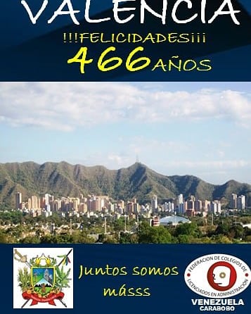 cladec07's tweet photo. CLADEC envía un fraternal saludo de felicitación a VALENCIA y sus transeúntes, en la celebración del 466° de fundación. Recuerda que #juntossomosmas #HechoEnCladec #SomosLACconPODER #LaNuevaOla #lacconpoder #licenciadoenadministracion A CUIDARNOS ENTRE TODOS https://t.co/OJ70jVPbxH