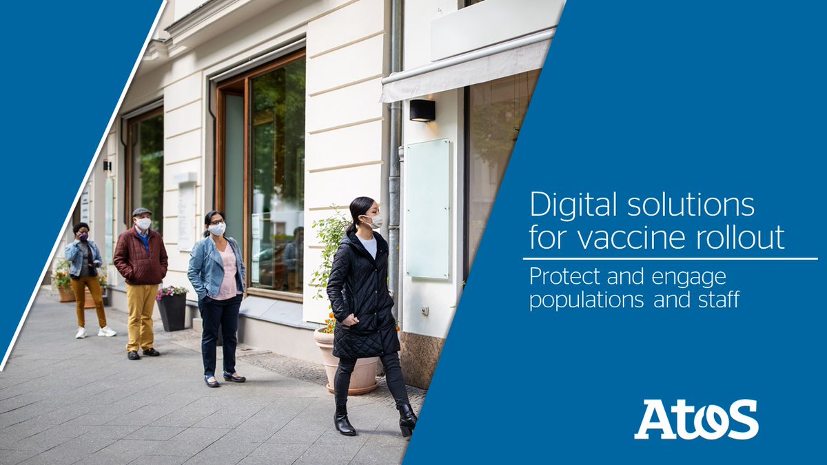 Atos vaccination solutions provide the digital engine to deliver safe and effective vaccination programs: with command centers to support all aspects of the process, web portals for the public, and rapid response contact center services. #covid19vaccines ▶okt.to/Zz8JeW