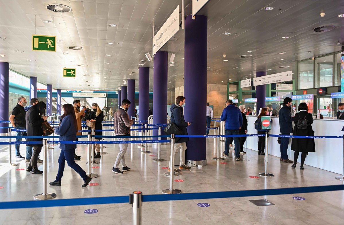 IFEMA's tweet photo. #HIP2021 marca el camino para la reactivación de las ferias. Ha sido la primera presencial de Europa y ha contado con todas las garantías sanitarias.

Además, @expohip deja un impacto económico de 23 millones de euros en Madrid.

🔗 https://t.co/SYTqh1EcYE

#IFEMAespacioSeguro https://t.co/vXJ7z2NRym