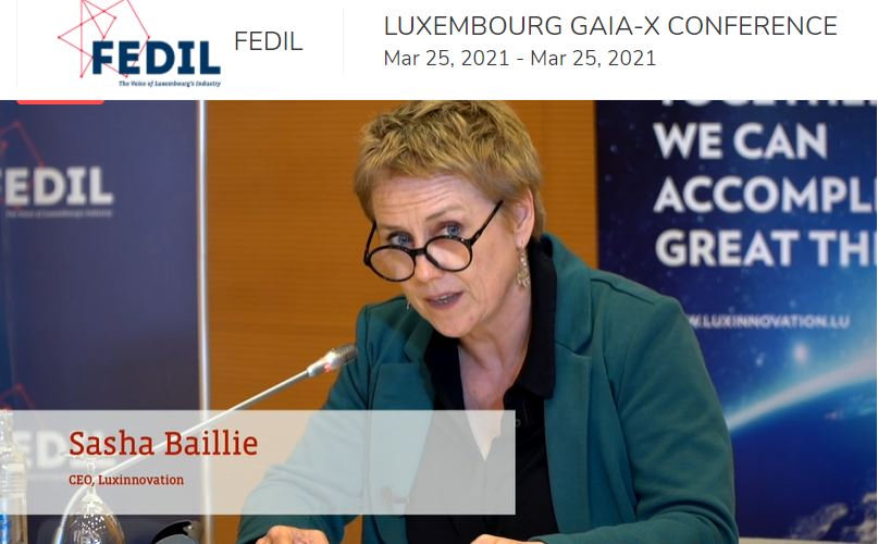 Luxinnovation (@luxinnovation) on Twitter photo 🔴LIVE | #LUXEMBOURG #Gaia-X Conference
<a href="/sasha_baillie/">sasha baillie</a>, CEO of <a href="/Luxinnovation/">Luxinnovation</a>:
“Joining GAIA-X offers Luxembourg’s cloud services providers, network providers and data infrastructure entities the opportunity to provide input to defining #data infrastructure requirements.” 🔴LIVE | #LUXEMBOURG #Gaia-X Conference
<a href="/sasha_baillie/">sasha baillie</a>, CEO of <a href="/Luxinnovation/">Luxinnovation</a>:
“Joining GAIA-X offers Luxembourg’s cloud services providers, network providers and data infrastructure entities the opportunity to provide input to defining #data infrastructure requirements.”