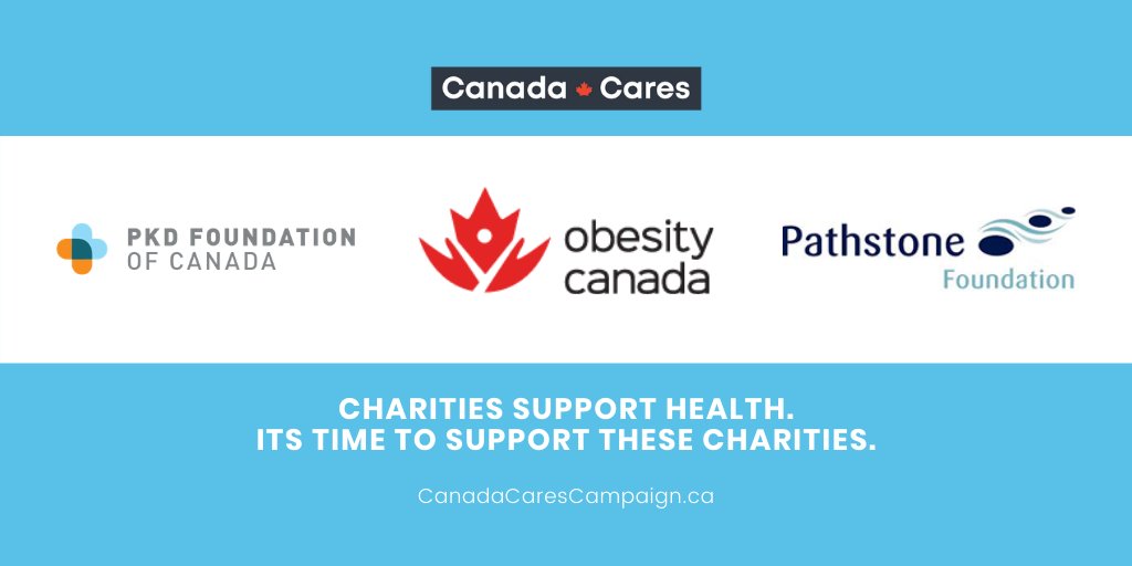 Minister <a href="/PattyHajdu/">Patty Hajdu</a>, are you aware that charities desperately need government support? Charities like our coalition members <a href="/ObesityCan/">Obesity Canada</a>, <a href="/endPKD/">PKD Foundation of Canada</a>, and <a href="/PathstoneMH/">Pathstone Niagara</a> work hard to help improve the health of Canadians. #SaveCdnCharities with a 1:1 donation matching fund.