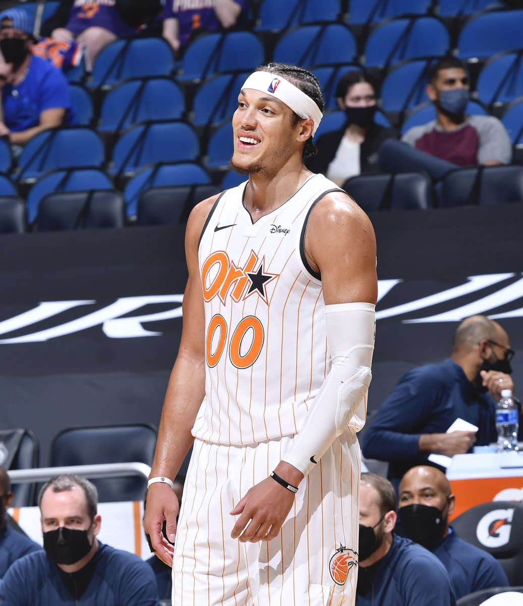 Magic are "progressing" on a trade to send Aaron Gordon to the Nuggets, per <a href="/ShamsCharania/">Shams Charania</a>