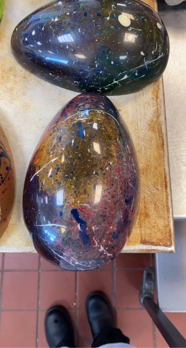 traffordaspire's tweet photo. All sorts of goodies going on in patisserie this week including these beautifully hand crafted Easter eggs developed by level 3 students. 

😍 https://t.co/sPCD6Jh17T