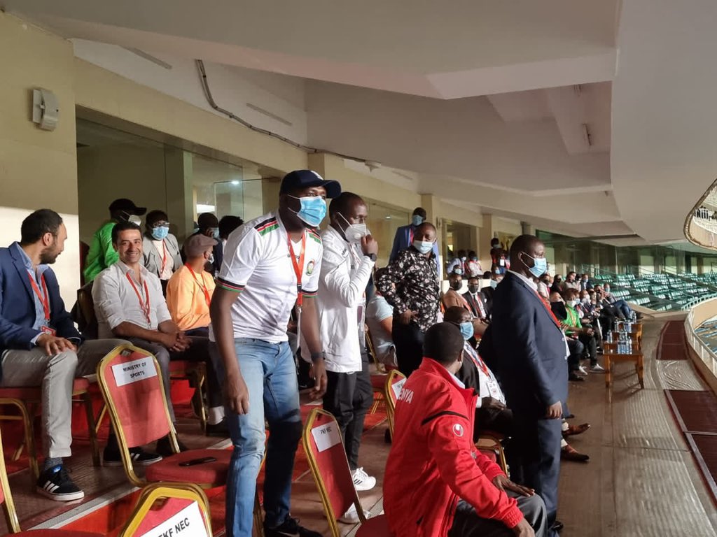 kipmurkomen's tweet photo. Kasarani in solidarity with @harambee__stars Praying for a win. Let’s go Kenya Let’s go ! https://t.co/vimgeYRJQT