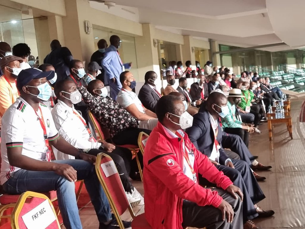 kipmurkomen's tweet photo. Kasarani in solidarity with @harambee__stars Praying for a win. Let’s go Kenya Let’s go ! https://t.co/vimgeYRJQT