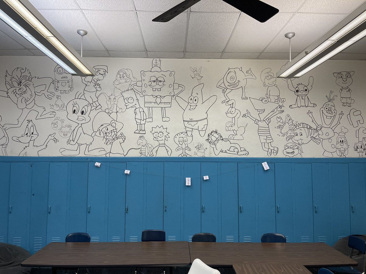 Student: Mr. Spinella you need something on your walls. Me: Hold my coffee. <a href="/RES_RSSS/">Rockwell Elem NC</a> <a href="/JenniferWarden5/">Jennifer Warden</a> @RES_halexander