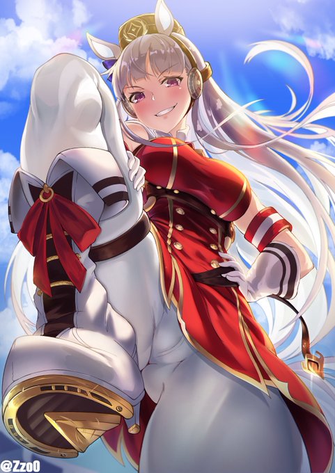 #ウマ娘
#ウマ娘プリティダービー 
#ゴールドシップ 

喰らえ! 1着 キック!!! 