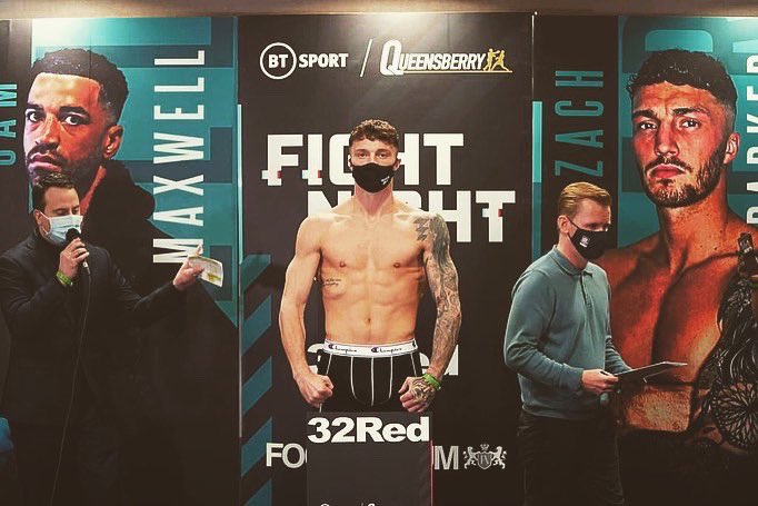 All weighed in now time to refuel, just wanna say thank you to everyone getting behind me means a lot, my fight is headlining the show now and I can’t wait for everybody to watch me live on @BTSportBoxing @frankwarren_tv @neilmarsh3 💯🐏