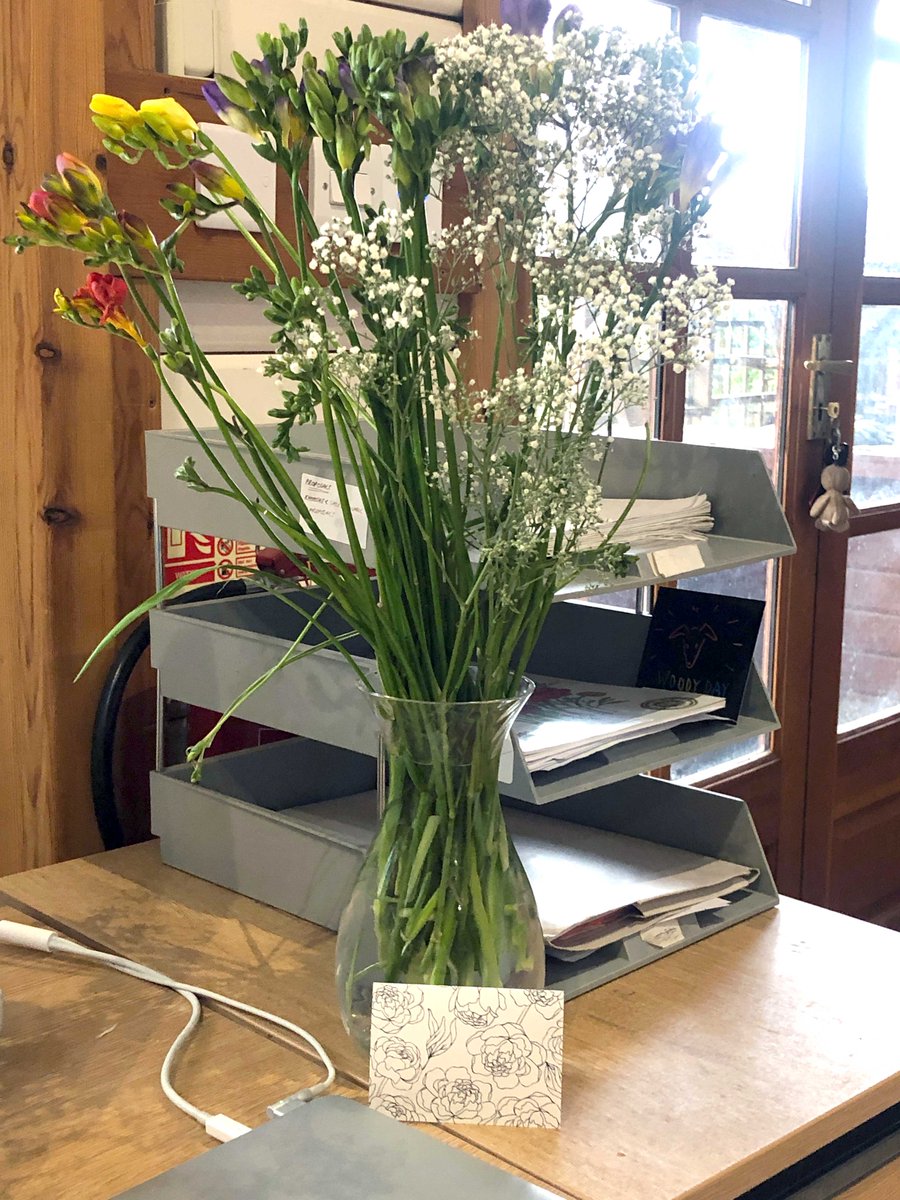 Such a lovely surprise to receive these flowers from The Lighthouse Project Crawley lighthouseprojectcrawley.org today to say thank you for designing and building their new website for them.