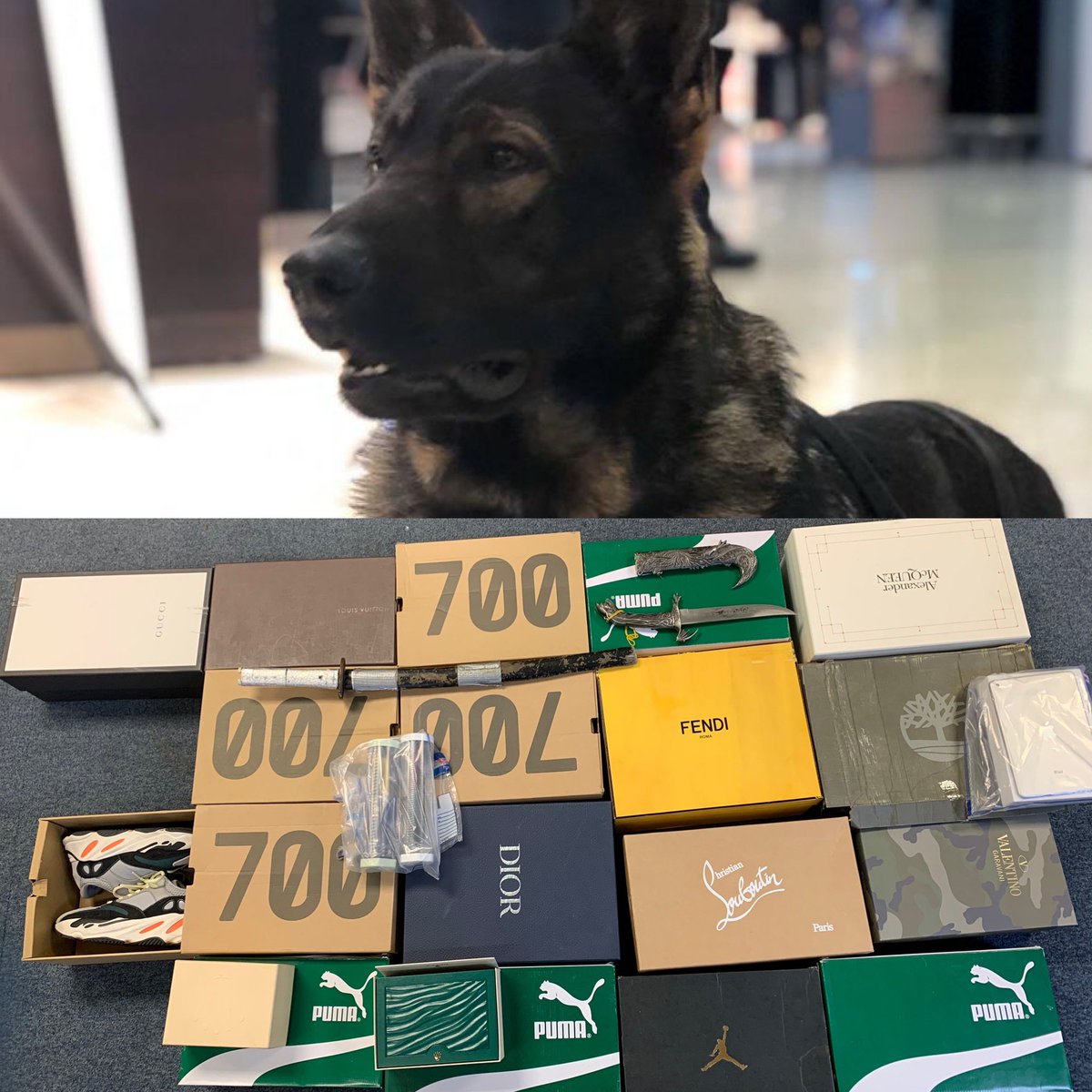 #Saferestates 👀 Early morning warrant and run around for PD Max following a male making off hiding in a shed. Subject arrested, charged remanded for Heroin Supply in Exeter Road EN3 &amp; acquiring criminal property <a href="/EnfieldCouncil/">Enfield Council</a> <a href="/MPSTaskforce/">Taskforce</a> PC1526NA #WeekOfAction