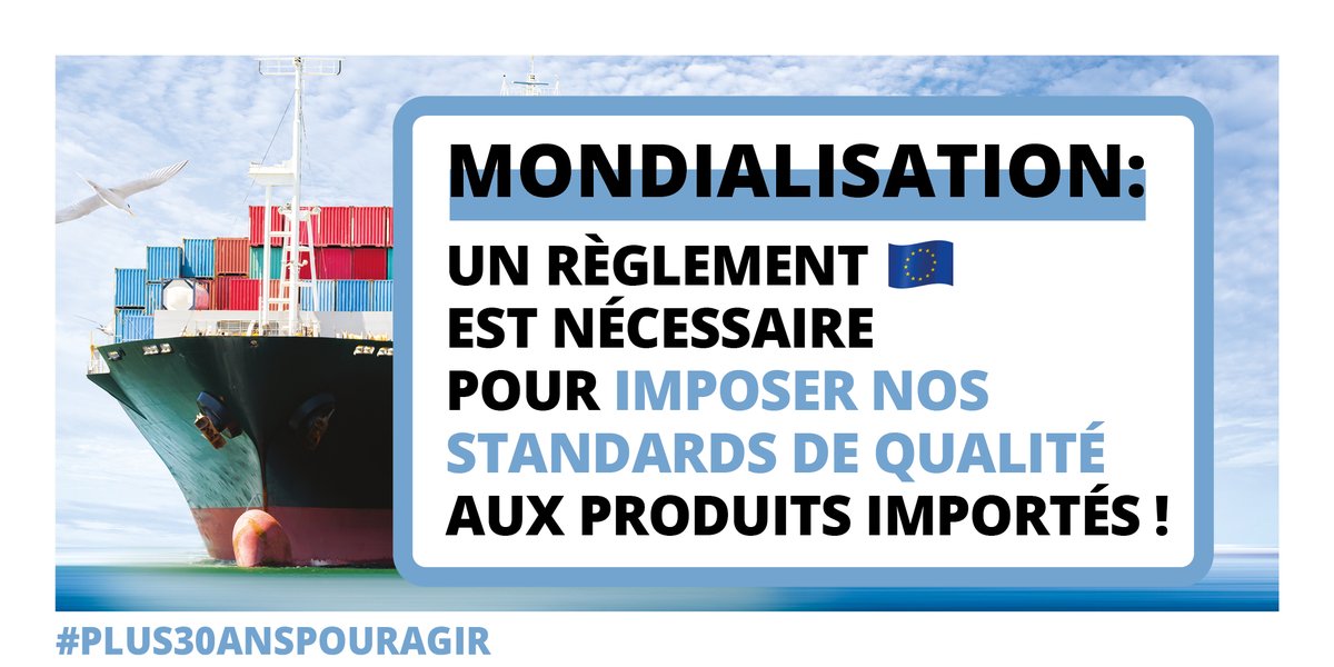 FondationNH's tweet photo. Pesticides, conditions d’élevage...Pour que l'🇪🇺 continue d'améliorer ses normes, 1 condition indispensable :elle doit exiger aux produits importés de respecter ses propres standards!
En 2022, la 🇫🇷 a l'opportunité de changer les règles.Voici comment ⤵️
https://t.co/MuO0LVNGjy https://t.co/9s40mowZFZ