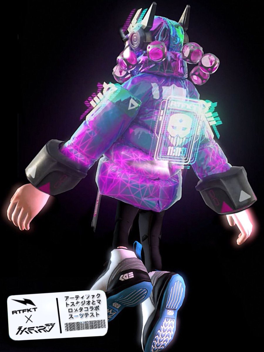 M4R0B3D's tweet photo. @RTFKTstudios X @maro_SFM
Test out meta Jacket from RTFKT (repost from Instagram)
•
•
#splatoon3 #Sourcefilmmaker #sfm #amiibo #splatoon #sfmsplatoon #poster #splatoonsfm #3dmodeling #RTFKT #metajacket #drip #photoshop https://t.co/pvxcp8zqeJ