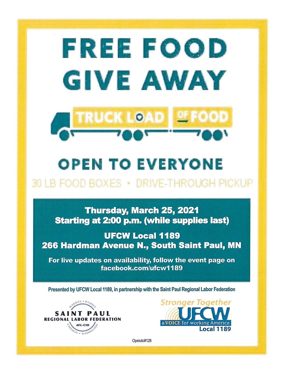 reprickhansen's tweet photo. Today in South St. Paul #ssplocal @UFCW #UFCW https://t.co/0HaoTnKqcw