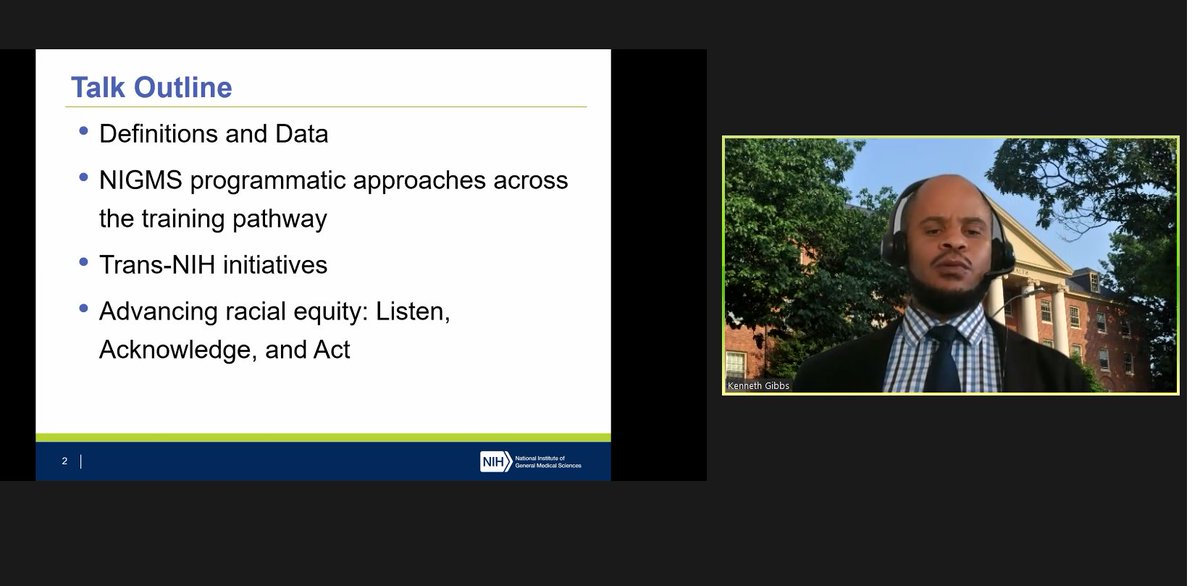 RusanLab's tweet image. Kenneth Gibbs of NIH speaking now at the DEI session at #dros21