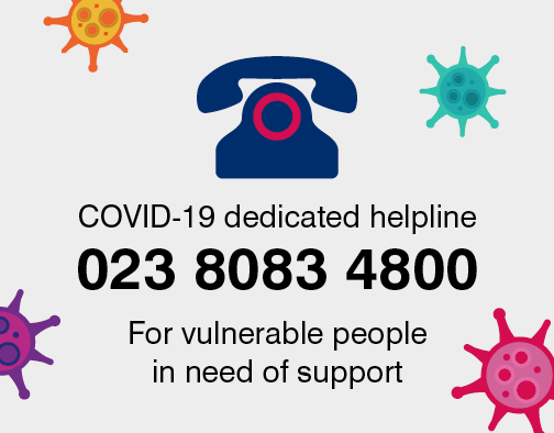From 1 April, people in England who are clinically extremely vulnerable will be no longer be advised to shield.

Our COVID-19 resident helpline is still here if you need help. Call  023 8083 4800  Mon-Fri (8.30am-5pm) 

More info here  👉 bit.ly/2QvQkBe

#shielding