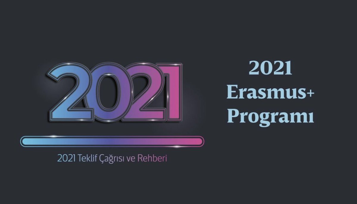 2021 Yılı Erasmus+ Teklif Çağrısı ve Erasmus+ Program Rehberi Yayınlandı‼️

2021 Yılı Teklif Çağrısı için: bit.ly/3cklZhy

2021 Yılı Erasmus+ Program Rehberi için: bit.ly/2PpvcvZ