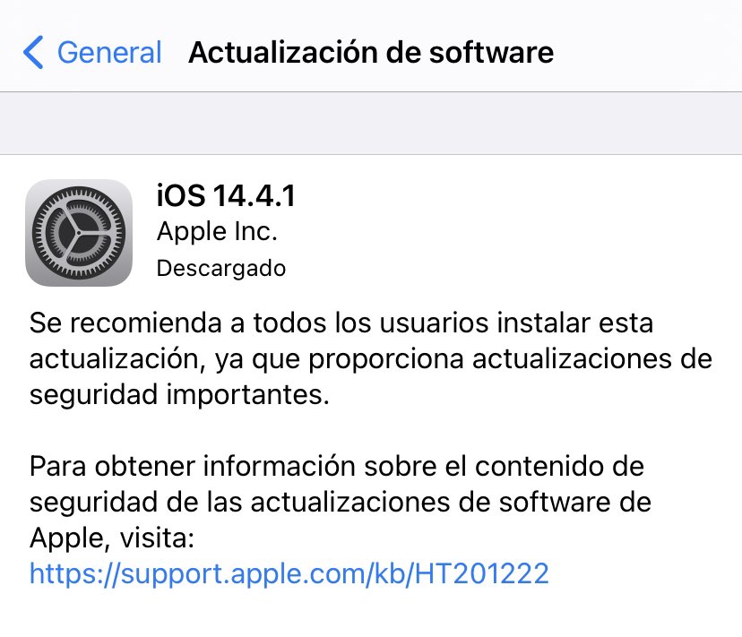CarlosHidalgoo's tweet image. Esto dice #Apple de la versión de #iOS1441 

Que no se hagan y que aguevo instalen la actualización