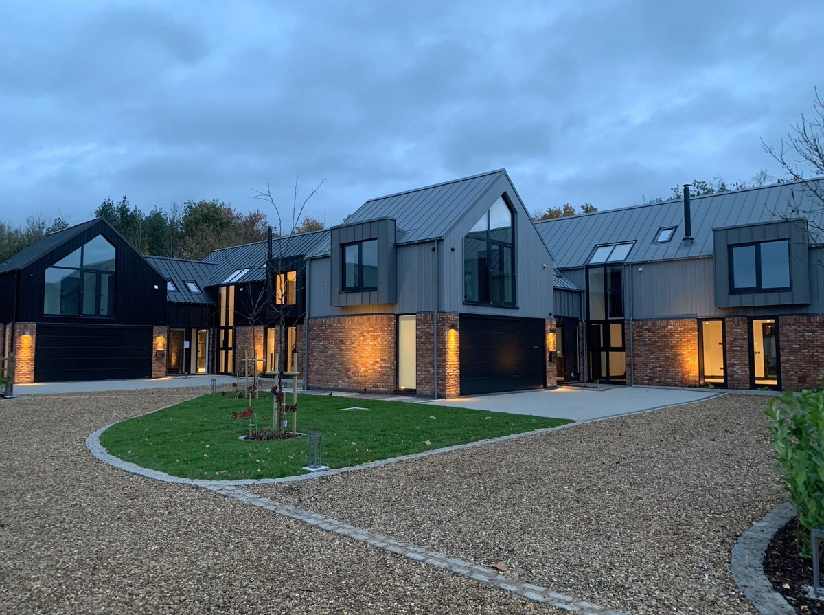 Bilton Fields  Architects:  @HBArchitects1  Recognised Installer:  <a href="/RacRoofandClad/">RAC Roofing & Cladding Specialist Ltd</a>   12 luxury properties sit amongst historic converted barns, set on the outskirts of Rugby at Bilton Fields Farm.  #VMZINCUK #VMZINC #QUARTZ-ZINC #ANTHRA-ZINC #HOUSING