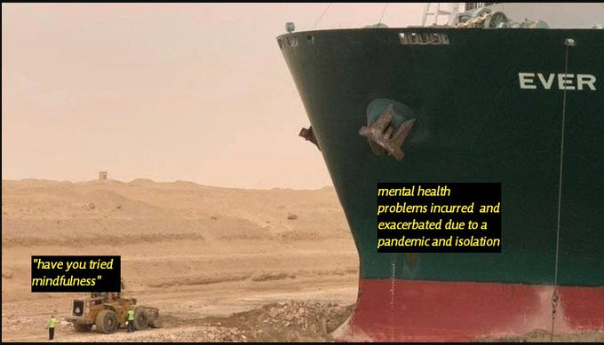 SophieEnergy's tweet photo. #evergreen in the #suezcanal :) https://t.co/MeWzByL3yU
