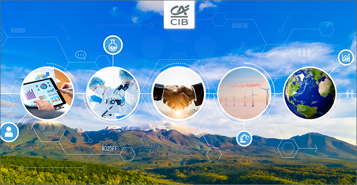 CA_CIB's tweet photo. #MyDigitalDays | Accelerating the analysis of our corporate clients’ #climate, water and #humanrights commitments is now possible with Data Harvesting, an #AI project developed by our #Risk, #Compliance and digital teams! 
#CSR #digitalinnovation https://t.co/4DIIyj0Jaq