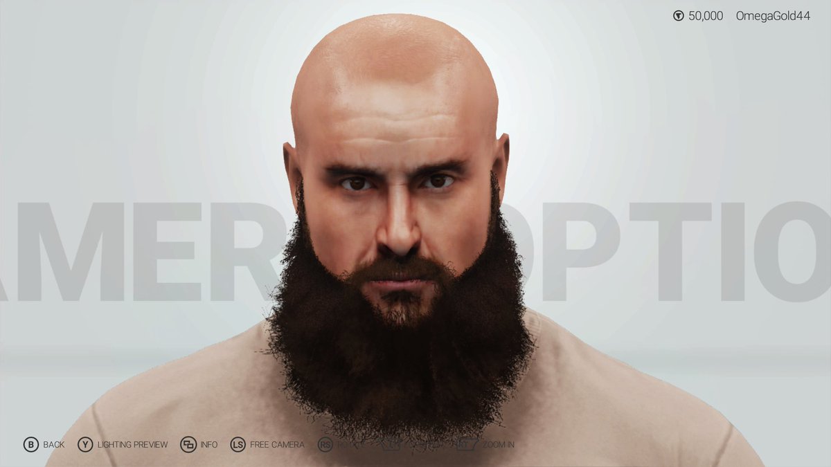 OmegamanX44's tweet photo. Working on an updated version of @BraunStrowman today! Very happy with how this one is coming along! #WWE2K19 #XboxOne #Xbox #XboxShare #strowmanexpress https://t.co/EFkkJZbN5H