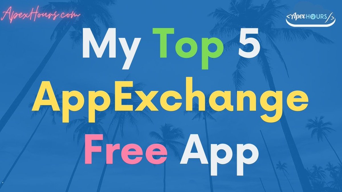 amit_sfdc's tweet photo. My Top 5 @appexchange  Free App by @CloudJedi__c 

Here is recording of session https://t.co/my43plaKQS https://t.co/6a8BiUdgG2