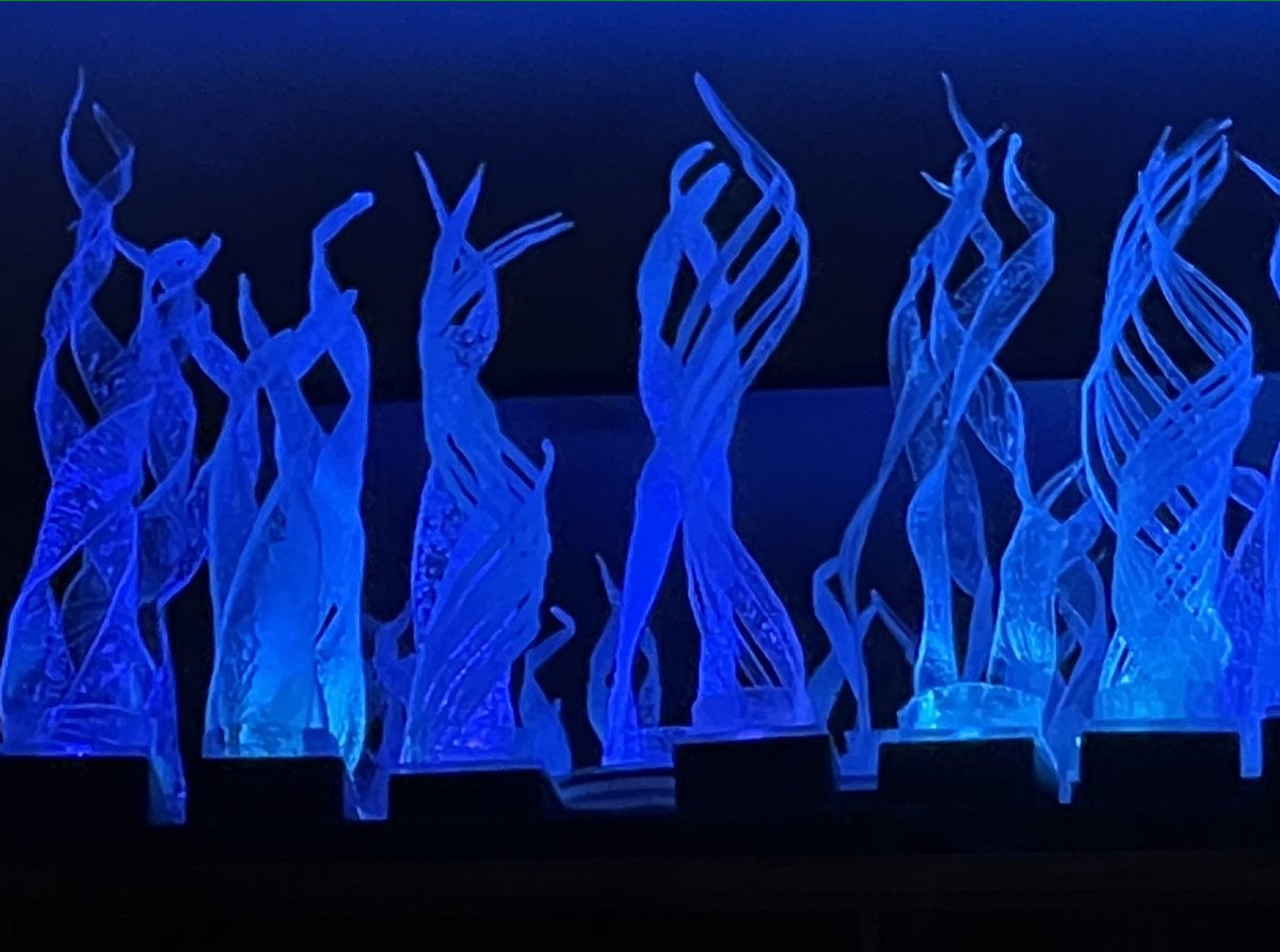 Last week, Hayley Williams-Hindle's light installation REACH helped light up the Belgrade as part of the #LightItInRed campaign.

This week, the installation has changed colour to mark a sign of hope for the future.

You can read more here: bit.ly/31jZOlq