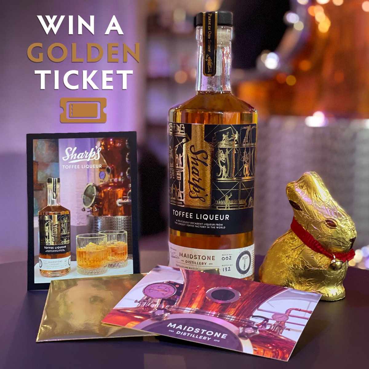 🎟️ WIN A GOLDEN TICKET 🎟️ All orders placed between now and midnight on Sunday 4th April will be entered into a draw to win a Golden Ticket, containing a mystery prize! buff.ly/2J0ScyA