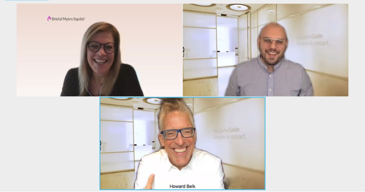 We just kicked off our latest Unlocking Brand episode. Our Co-CEO <a href="/Howardbelk/">Howard Belk</a> and Creative Director, Rafael Medina are joined by our client Lori Kaplan of Bristol Myers Squibb to discuss leveraging corporate brand to embed + build culture #culture  #FutureofBranding