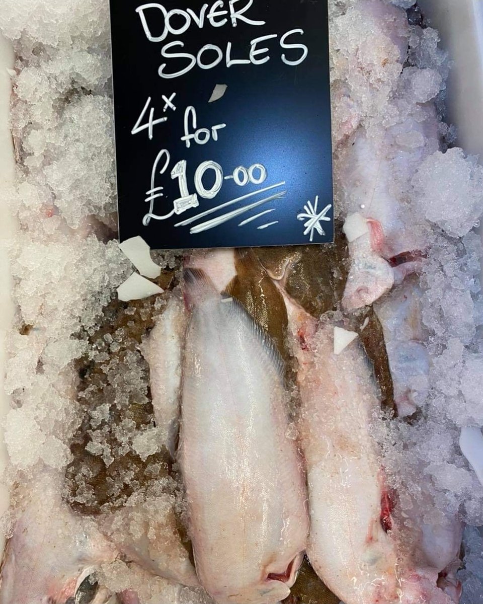 So fresh and such a good price 👍
A FISH LOVERS PARADISE. 
Quality really does matter. 

#freshfish #doversole #quality #onlythebest #wof #worldoffish #traditional #independant #fishmongers #lowestoft #suffolk #eastcoast #NR337NA