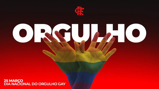 FLAMENGO, o time do AMOR! De todos os jeitos, de todas as formas. SEM MAIS!

25 de março. Dia Nacional do Orgulho Gay 🏳️‍🌈

#RespeitoSim ✊