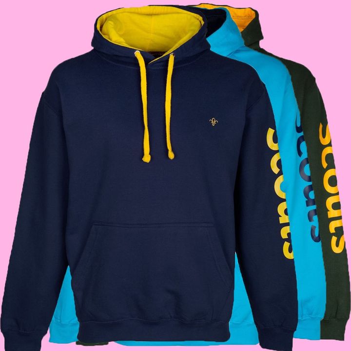 Brand new in!
Be the envy of your Scouts group with the new Scouts contrast hoodie.

Made from high-quality soft cotton, take a look here 👆 bit.ly/3ciKjAf