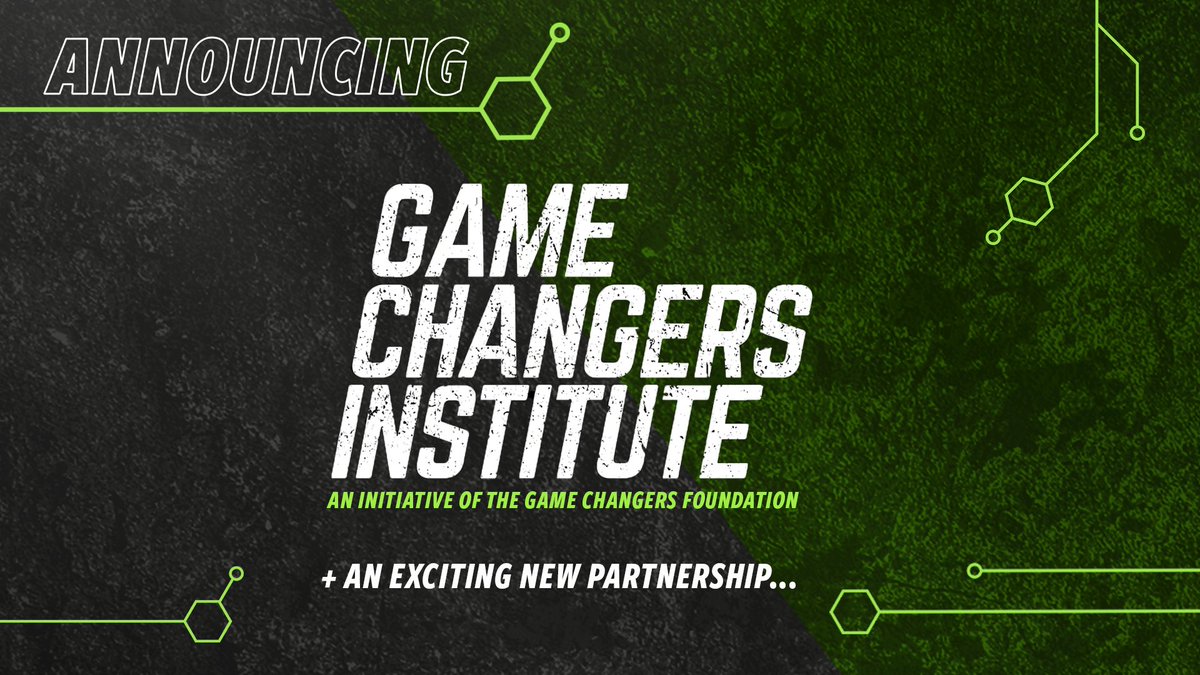 Announcing the Game Changers Institute, a research, educational &amp; advocacy platform that promotes plant-forward nutrition in order to help improve personal performance, advance public health, support social justice &amp; protect the environment. 

Learn more: bit.ly/3cjgLCO.