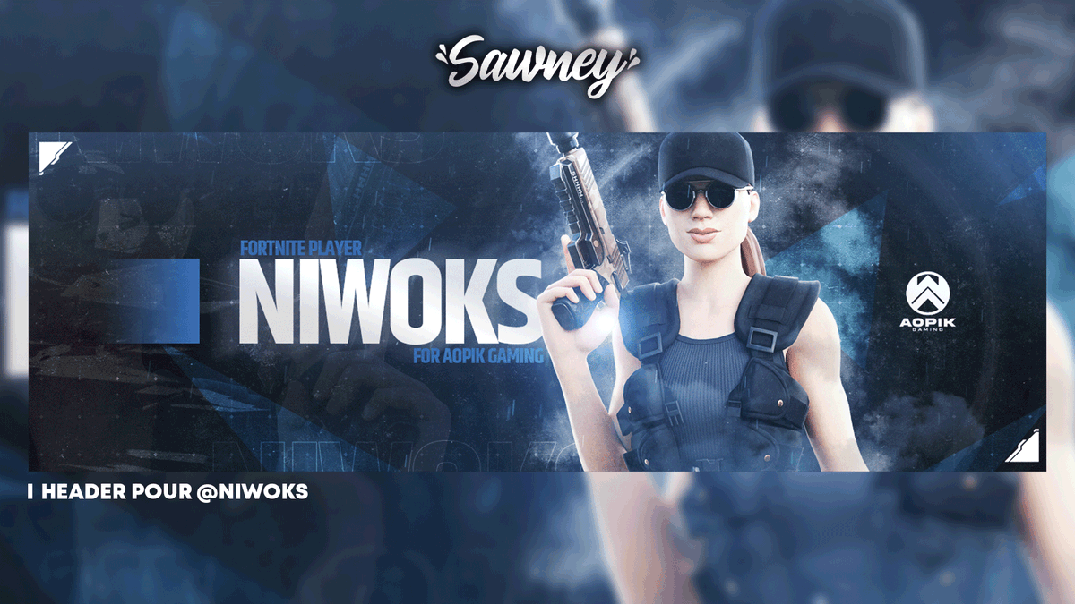 Sawneey's tweet photo. ๐๐๐ ๐๐๐๐๐๐ ๐
๐๐ @Niwoks ๐
Aujourd'hui ce n'est pas un joueur Enoxia mais bien un joueur @AopikGaming qui a le droit ร une nouvelle banniรจre ๐
En espรฉrant qu'elle lui plaรฎt ๐
#CreateWithSawney ๐จ https://t.co/Hyqi1QKrkg