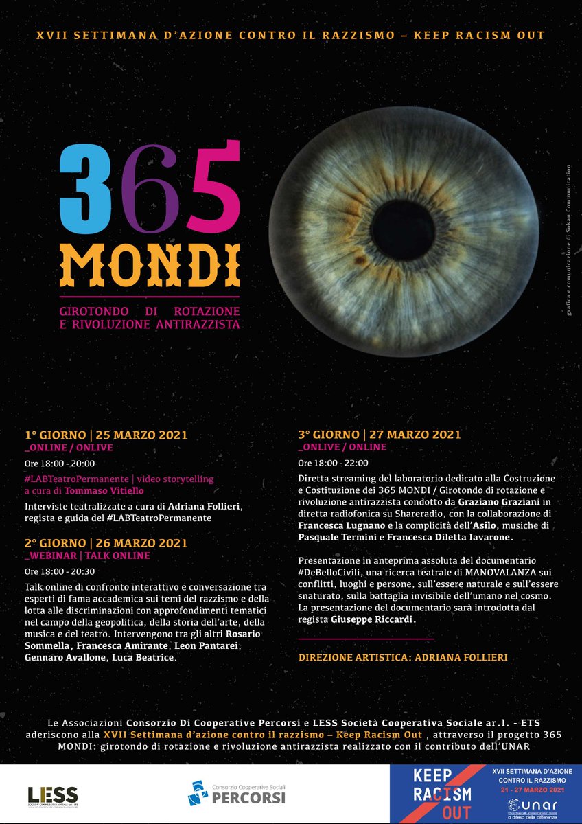 GALPARTENIO's tweet photo. Domani l'iniziativa #365mondi per dire #noalrazzismo. Beatrice: "Il razzismo si combatte attraverso il confronto e la cultura" 

#galpartenio #noracism https://t.co/fAKG6imT7P
