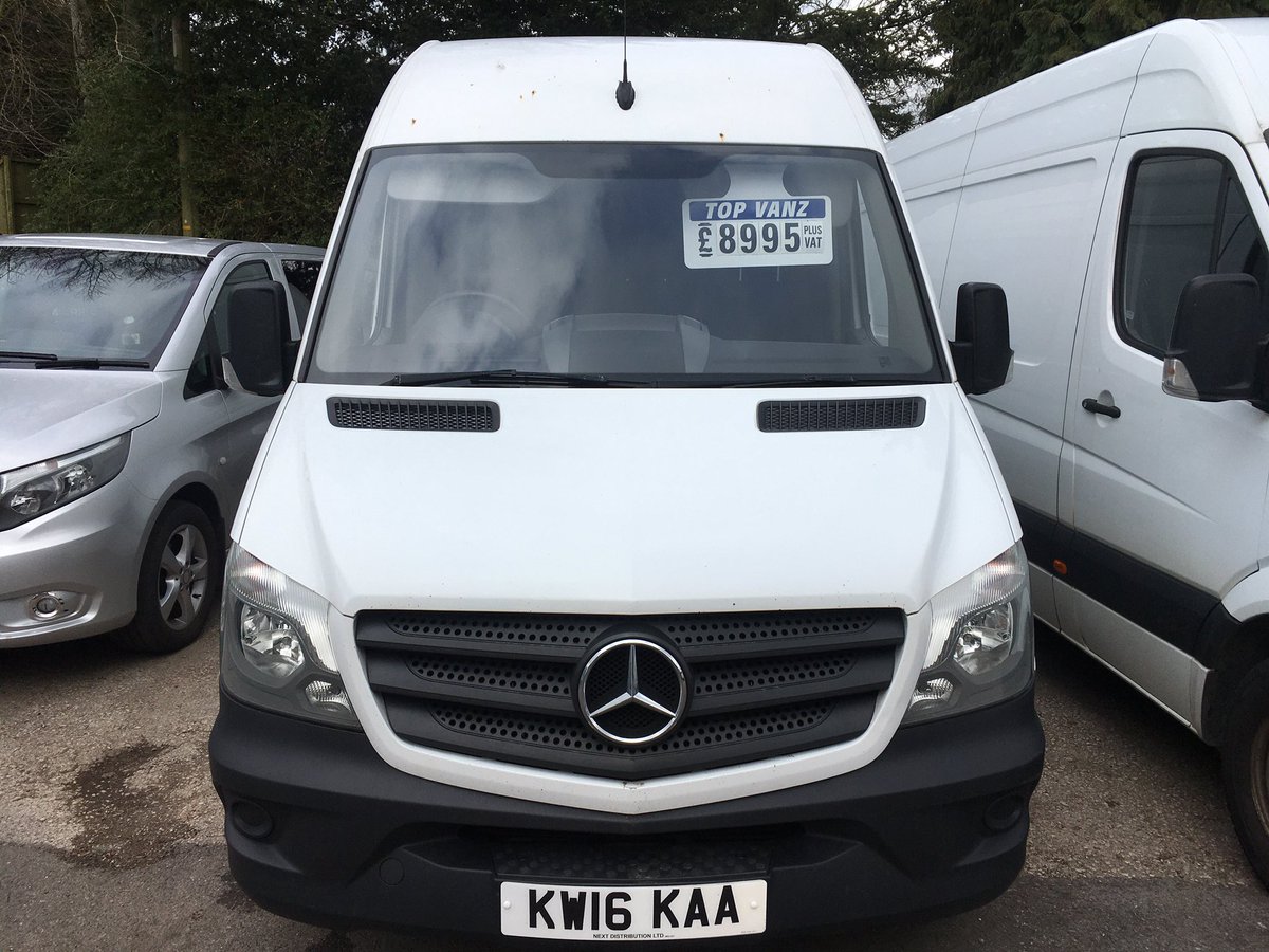 Just arrived, choice of 16 plate Mercedes Sprinters - LWB - Hi Roof. From only £7995 + Vat