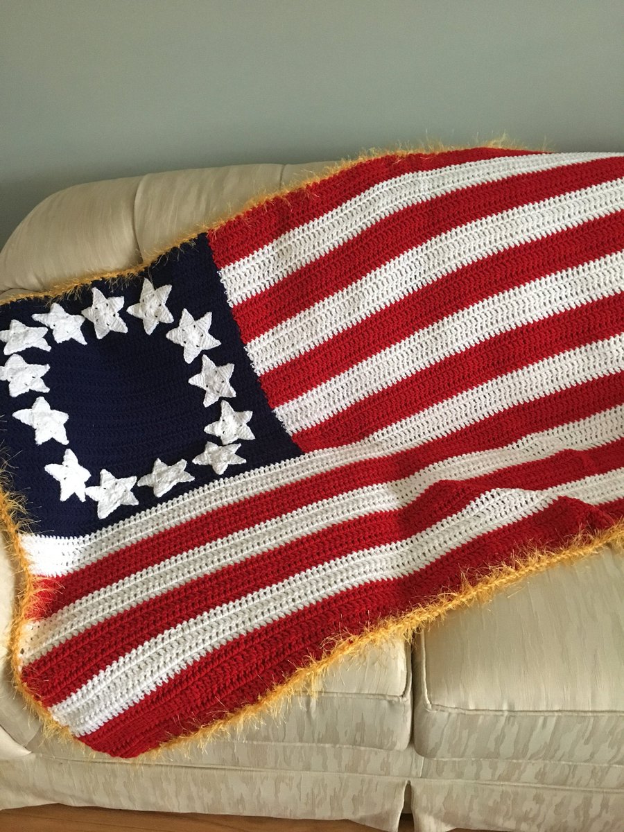 chestnutcrochet's tweet photo. https://t.co/naYmtgt4oZ

Excited to share this from my #etsy shop: American Flag Afghan, Betsy Ross Flag Blanket, Military Gift, Patriotic Gift, Handmade American Flag https://t.co/U35clcoIND #red #white #striped #cotton #americanflagthrow https://t.co/8betEHKcAO