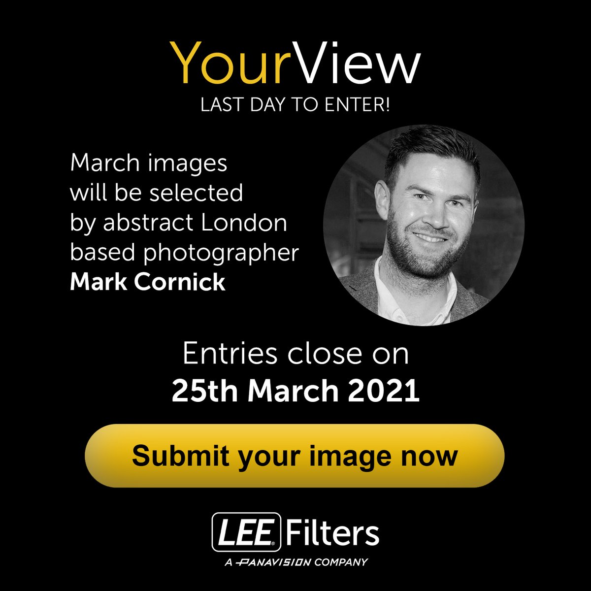 LEEFilters's tweet photo. ❗ LAST DAY TO ENTER YOURVIEW ❗
Enter today for your chance to get feedback from @MarkCornick1 and a feature on our social media feeds! 👇 📷
https://t.co/jrzdLf00Do
#LEEFilters #ThinkLEE #YourView #camera #photographyfilters #photographer https://t.co/LNzsIgtPZt